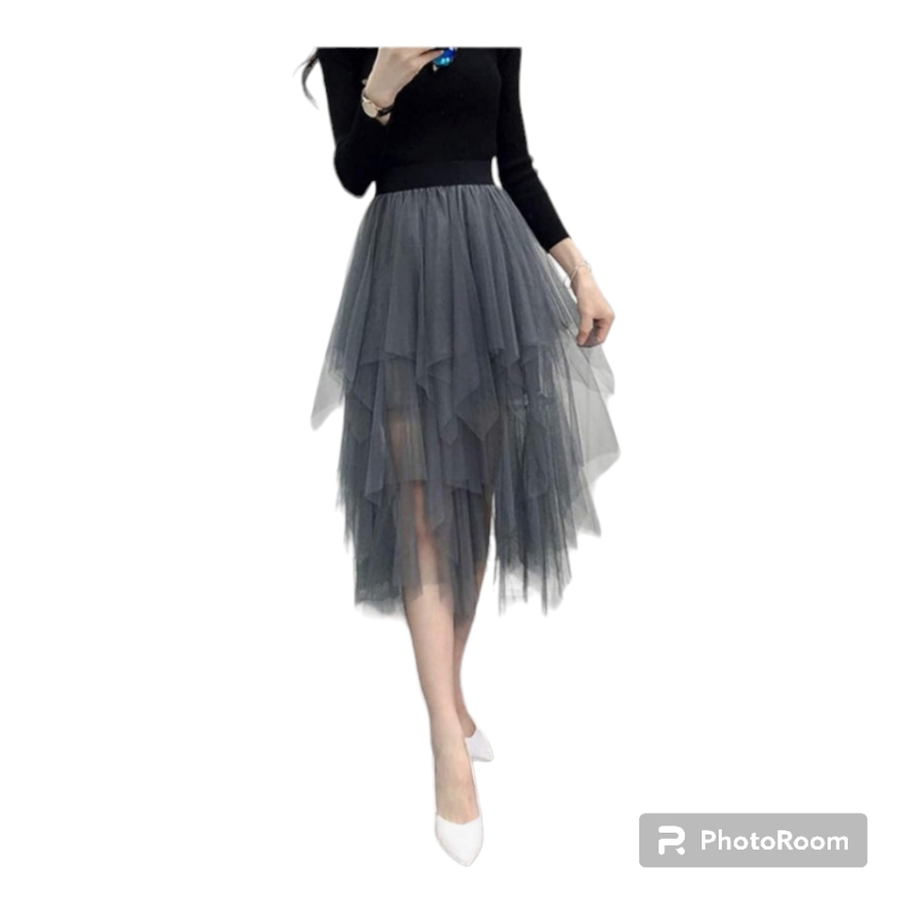 Tulle Skirt in Grey NWOT Tutu
